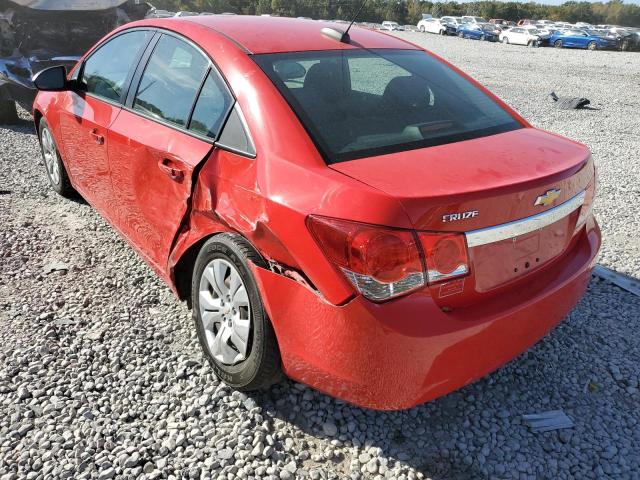 1G1PC5SH9G7167991 - 2016 CHEVROLET CRUZE LIMI LS RED photo 3