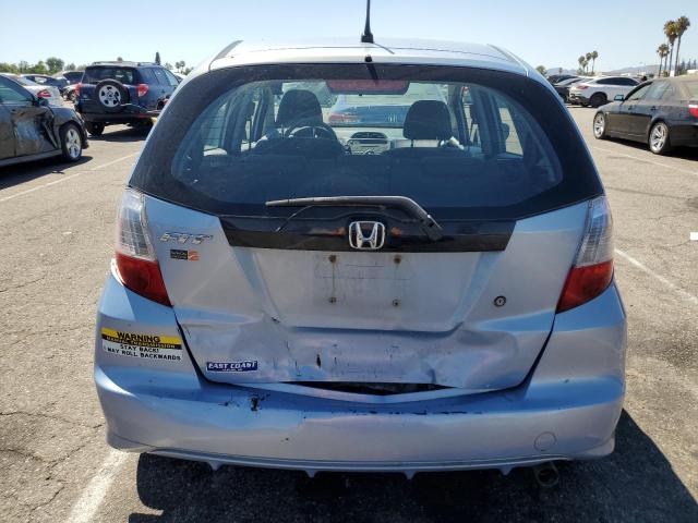 JHMGE8G22AC027530 - 2010 HONDA FIT BLUE photo 6