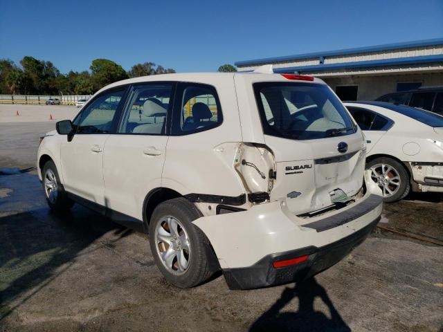 JF2SJAAC0JH450353 - 2018 SUBARU FORESTER 2.5I WHITE photo 3