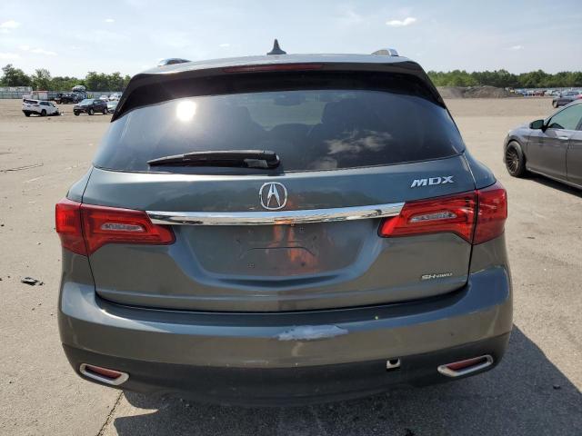 5FRYD4H41EB003180 - 2014 ACURA MDX TECHNOLOGY GRAY photo 6