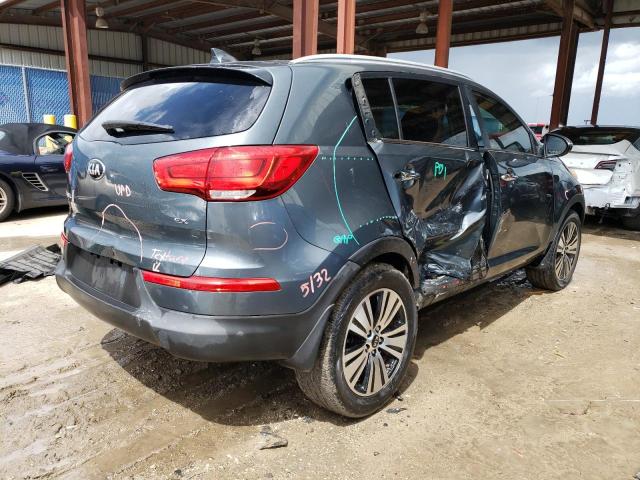 KNDPC3AC9F7729095 - 2015 KIA SPORTAGE EX GRAY photo 3