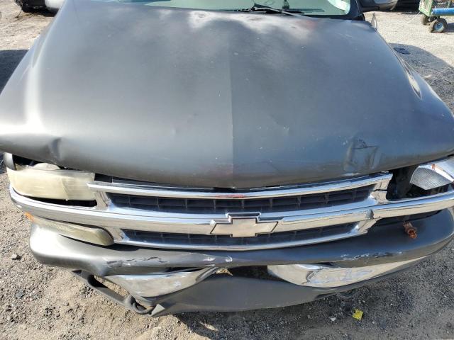 1GNEC13T91R162383 - 2001 CHEVROLET TAHOE C1500 GRAY photo 12