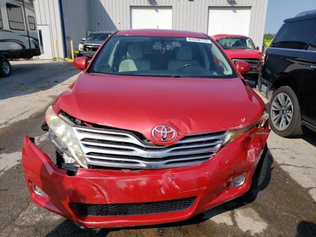 4T3ZK3BB7AU028537 - 2010 TOYOTA VENZA RED photo 5