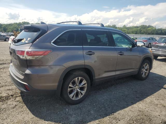 5TDJKRFHXFS189391 - 2015 TOYOTA HIGHLANDER XLE CHARCOAL photo 3