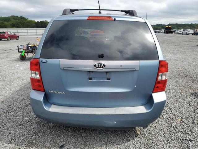 KNDMB133076139978 - 2007 KIA SEDONA EX BLUE photo 6