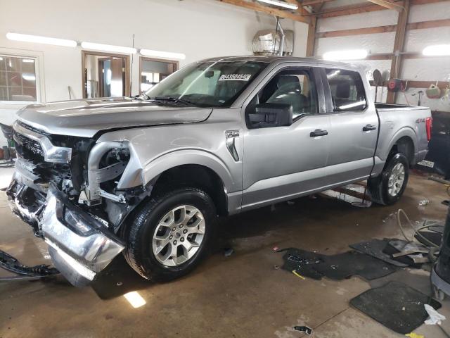 1FTFW1E84PFA91553 - 2023 FORD F150 XLT SUPERCREW SILVER photo 1