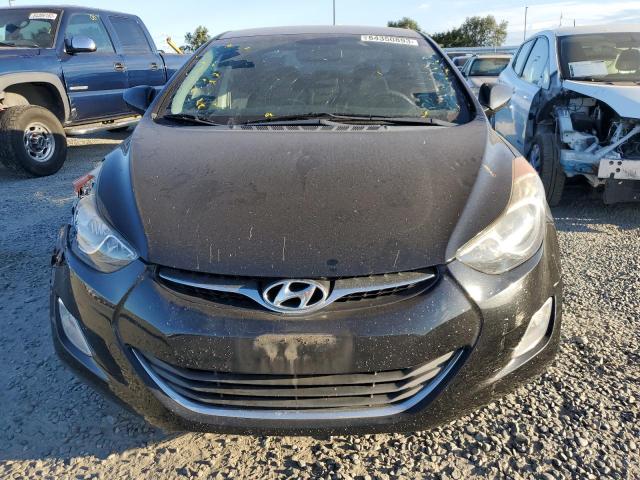 5NPDH4AE3DH282204 - 2013 HYUNDAI ELANTRA GLS BLACK photo 5