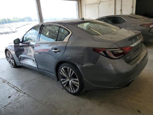 JN1EV7ARXKM594009 - 2019 INFINITI Q50 LUXE GRAY photo 2