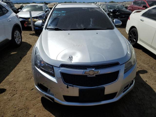 1G1PG5SB1D7299297 - 2013 CHEVROLET CRUZE LTZ SILVER photo 5