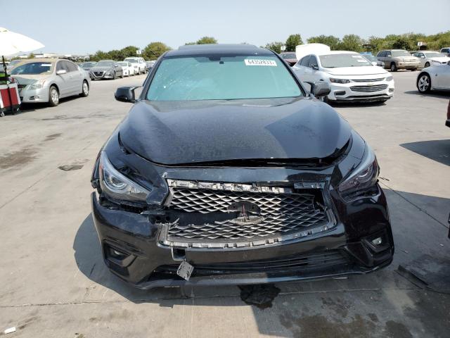 JN1EV7AP7JM365039 - 2018 INFINITI Q50 LUXE BLACK photo 5