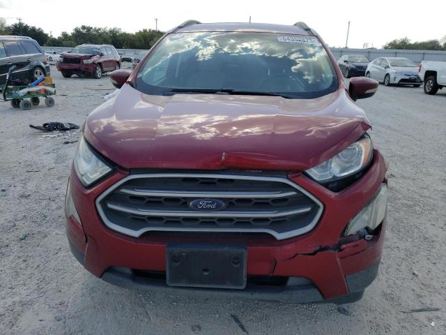 MAJ3P1TE9JC238618 - 2018 FORD ECOSPORT SE RED photo 5