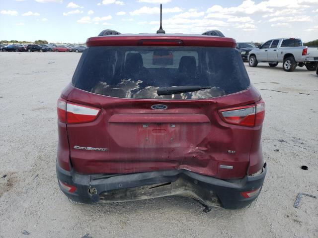 MAJ3P1TE9JC238618 - 2018 FORD ECOSPORT SE RED photo 6
