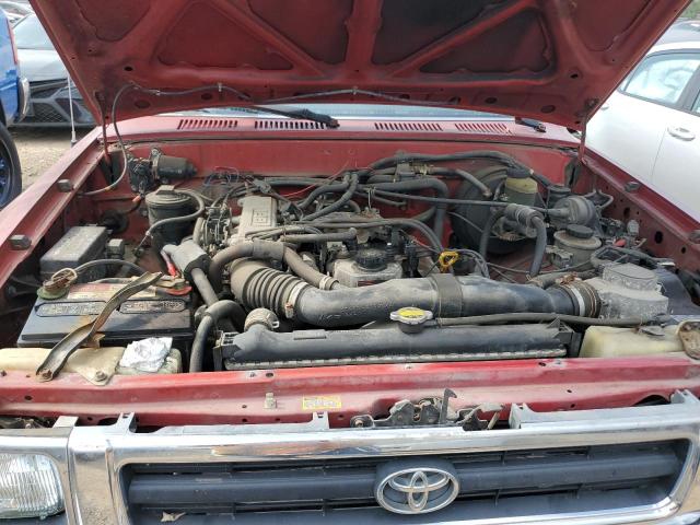 4TARN01P7RZ266124 - 1994 TOYOTA PICKUP 1/2 TON SHORT WHEELBASE DX BURGUNDY photo 11