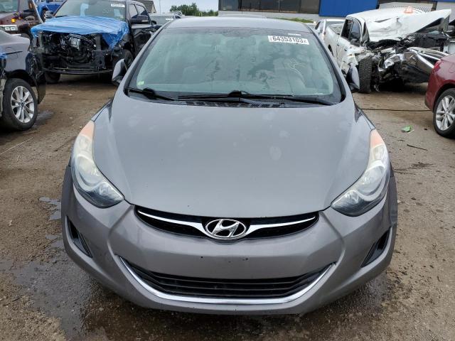 5NPDH4AE8DH338122 - 2013 HYUNDAI ELANTRA GLS GRAY photo 5