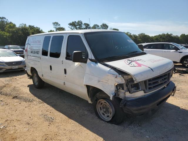 1FTRE14W46HB02084 - 2006 FORD ECONOLINE E150 VAN WHITE photo 4