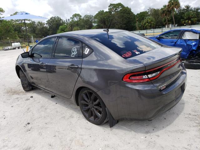 1C3CDFFA8GD791583 - 2016 DODGE DART SXT SPORT GRAY photo 2