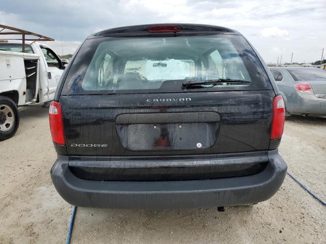 1D4GP25B66B583366 - 2006 DODGE CARAVAN SE BLACK photo 6