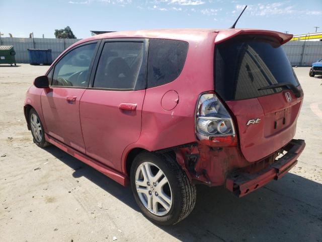 JHMGD38647S026885 - 2007 HONDA FIT S 红色 照片 2