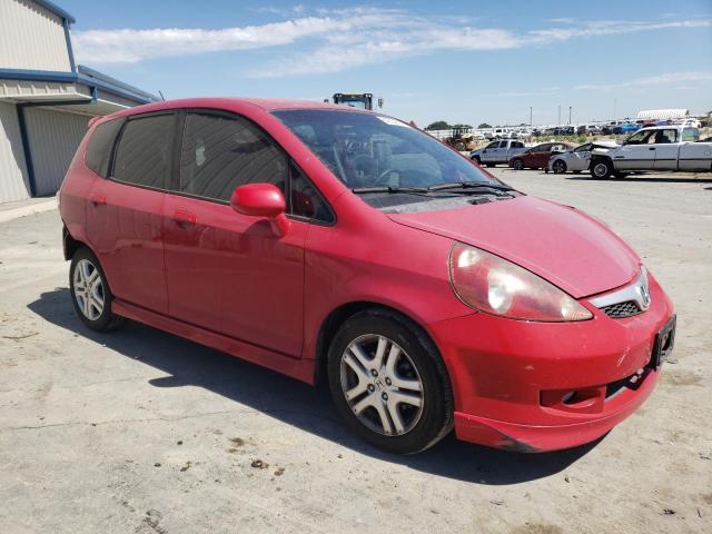 JHMGD38647S026885 - 2007 HONDA FIT S 红色 照片 4