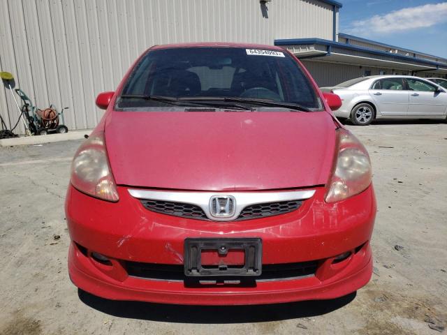 JHMGD38647S026885 - 2007 HONDA FIT S 红色 照片 5