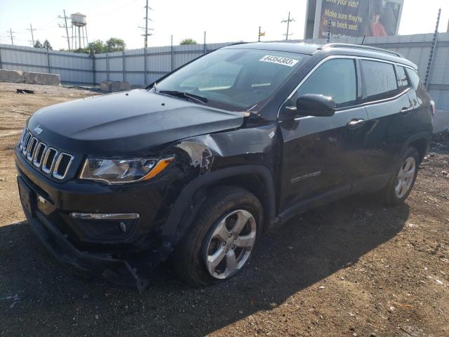 3C4NJDBB5KT768491 - 2019 JEEP COMPASS LATITUDE BLACK photo 1