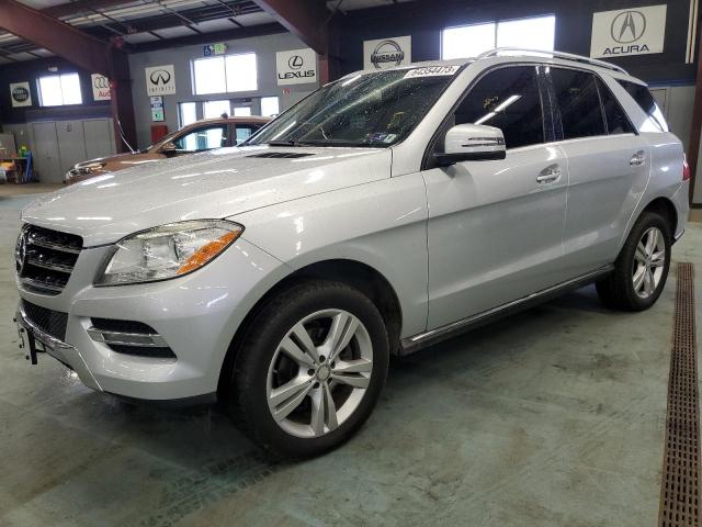 4JGDA5HB6DA144584 - 2013 MERCEDES-BENZ ML 350 4MATIC SILVER photo 1
