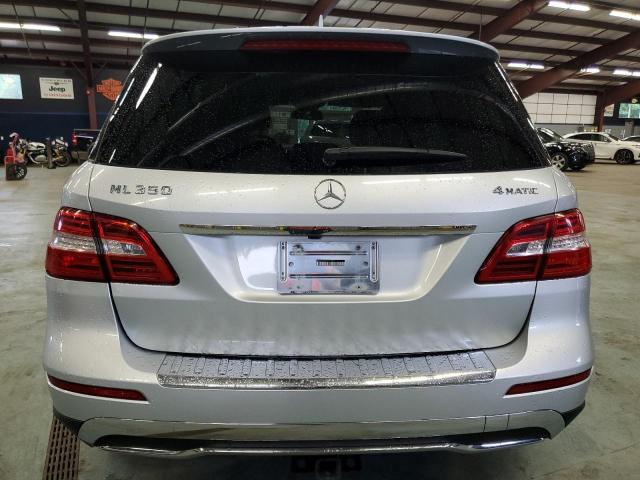 4JGDA5HB6DA144584 - 2013 MERCEDES-BENZ ML 350 4MATIC SILVER photo 6