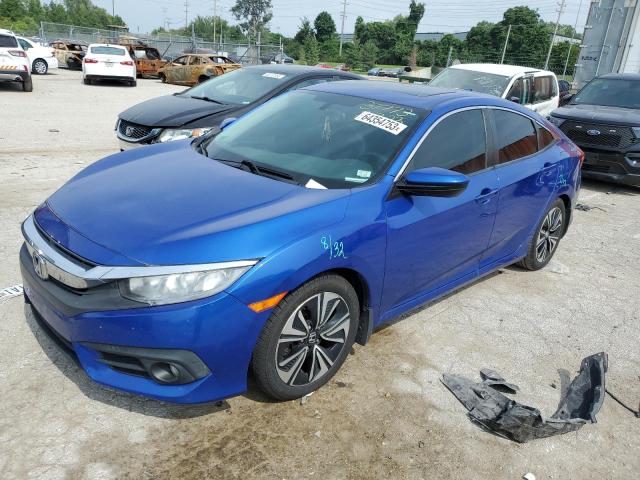 19XFC1F71HE013080 - 2017 HONDA CIVIC EXL 蓝色 照片 1