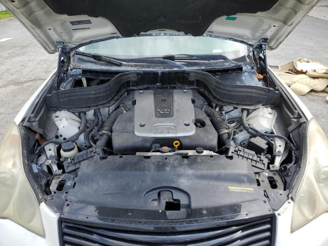 JN1AJ0HPXAM701211 - 2010 INFINITI EX35 BASE Սպիտակ լուսանկար 12