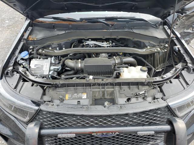 1FM5K8ACXRGA85792 - 2024 FORD EXPLORER POLICE INTERCEPTOR BLACK photo 11