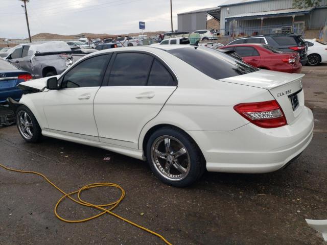 WDDGF56X08F158562 - 2008 MERCEDES-BENZ C 350 WHITE photo 2