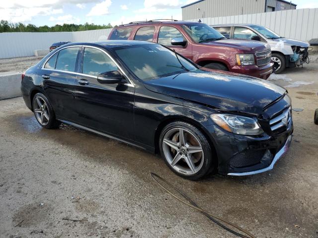 55SWF4KB3GU114924 - 2016 MERCEDES-BENZ C 300 4MATIC BLACK photo 7
