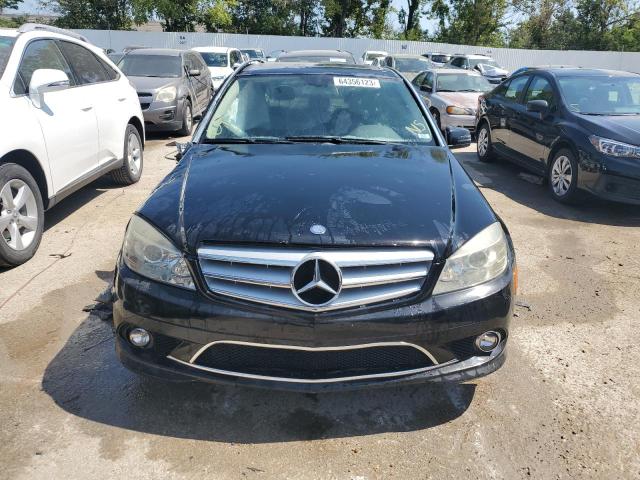 WDDGF5EB4AR087540 - 2010 MERCEDES-BENZ C 300 BLACK photo 5