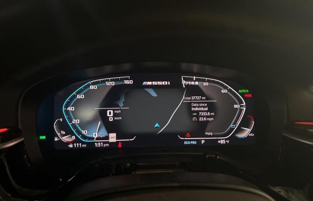 WBAJS7C01LCD90676 - 2020 BMW M550XI BLACK photo 8