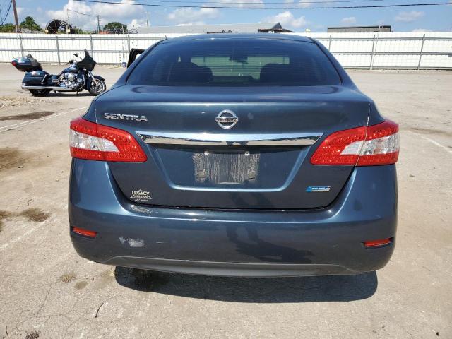 3N1AB7AP5DL759659 - 2013 NISSAN SENTRA S BLUE photo 6