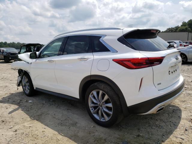 3PCAJ5BB3MF126907 - 2021 INFINITI QX50 LUXE WHITE photo 2