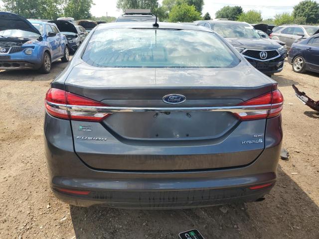 3FA6P0LU2JR219540 - 2018 FORD FUSION SE HYBRID BLACK photo 6