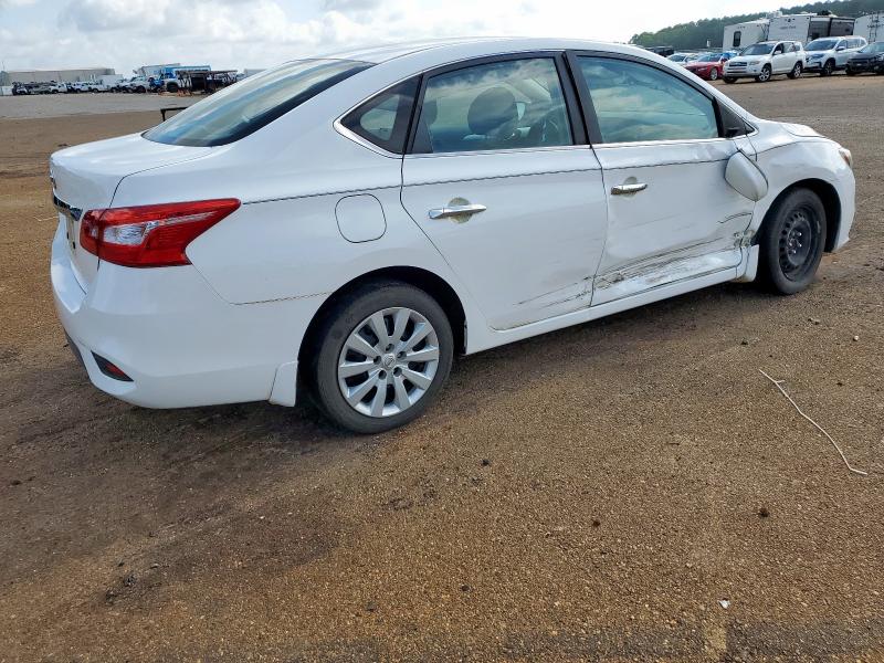 3N1AB7AP2KY395202 - 2019 NISSAN SENTRA S 白色 照片 3