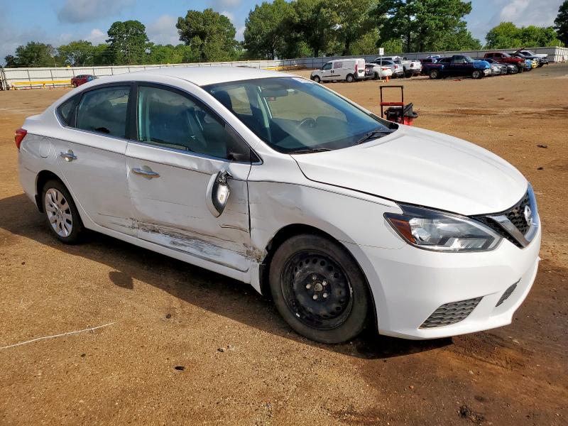 3N1AB7AP2KY395202 - 2019 NISSAN SENTRA S 白色 照片 4