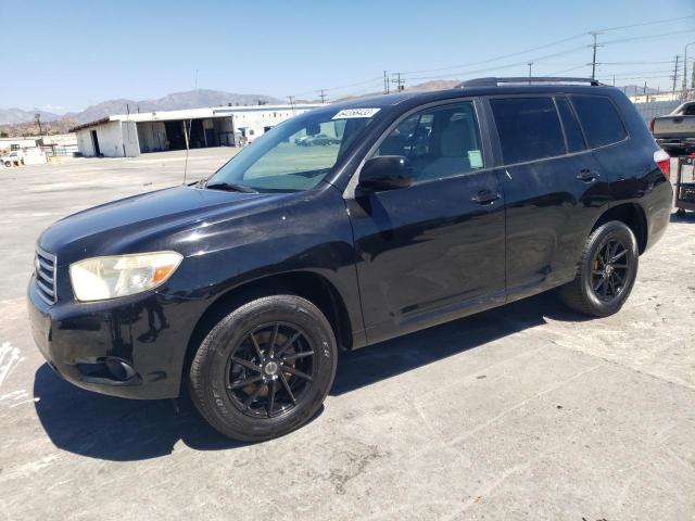 JTEES41A282034192 - 2008 TOYOTA HIGHLANDER BLACK photo 1