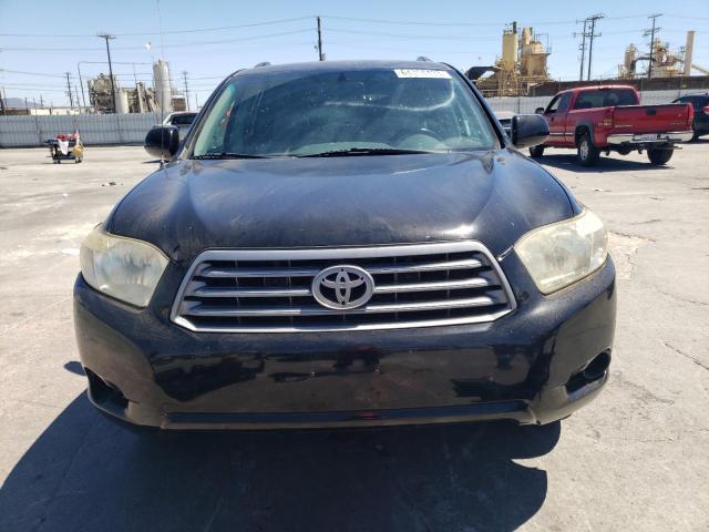 JTEES41A282034192 - 2008 TOYOTA HIGHLANDER BLACK photo 5