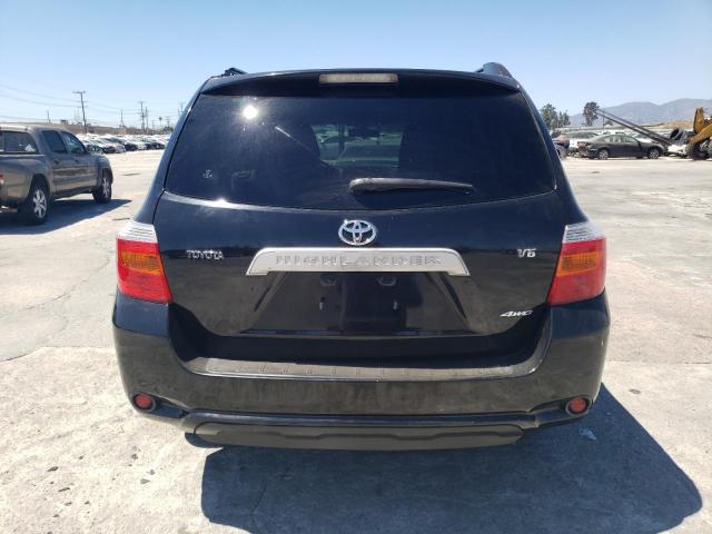 JTEES41A282034192 - 2008 TOYOTA HIGHLANDER BLACK photo 6