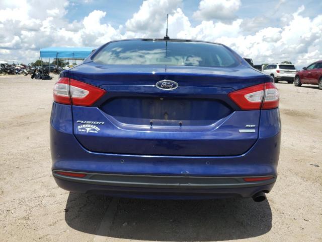 3FA6P0HD5ER241921 - 2014 FORD FUSION SE BLUE photo 6