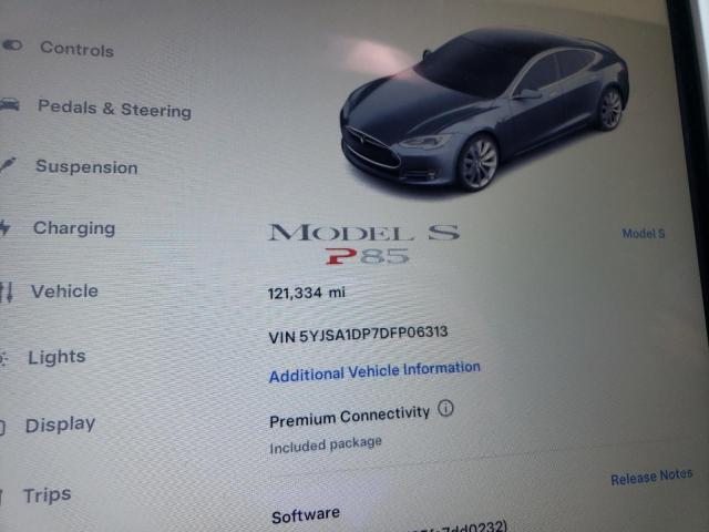 5YJSA1DP7DFP06313 - 2013 TESLA MODEL S Boz foto 9