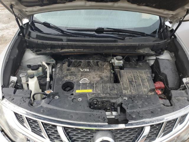 JN8AZ1MW4CW212288 - 2012 NISSAN MURANO S SILVER photo 12