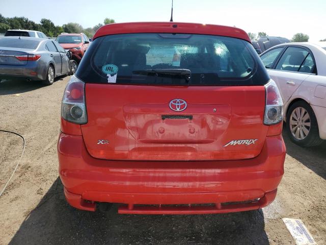 2T1KR30E45C422166 - 2005 TOYOTA COROLLA MA XR RED photo 6