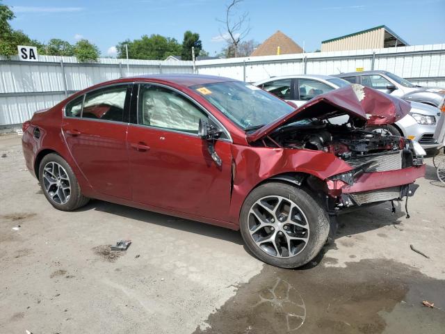 2G4GL5EX4H9142700 - 2017 BUICK REGAL SPORT TOURING BURGUNDY photo 4