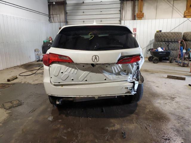 5J8TB4H36DL016836 - 2013 ACURA RDX WHITE photo 6