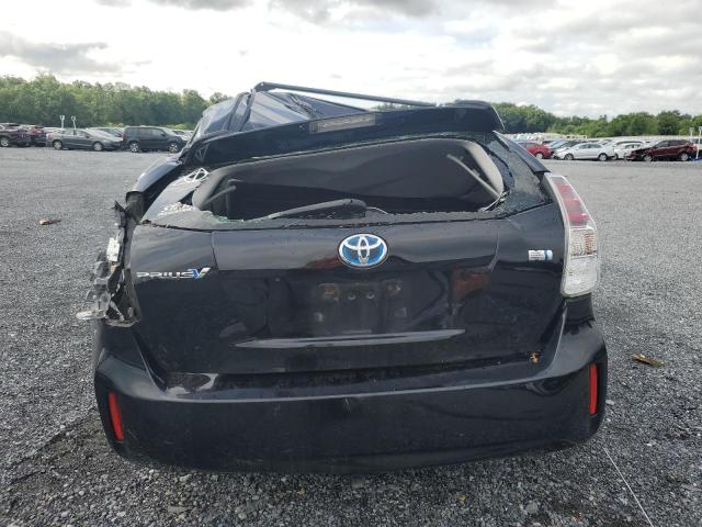 JTDZN3EU6FJ034257 - 2015 TOYOTA PRIUS V BLACK photo 6