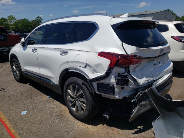 5NMS53AD8LH304632 - 2020 HYUNDAI SANTA FE LIMITED WHITE photo 2